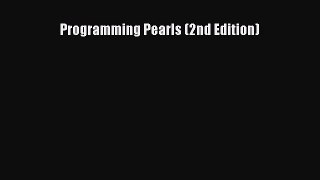 Read Programming Pearls (2nd Edition) E-Book Free