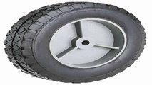 Grizzly G7083 8 Inch By 716 Inch Axle Rubber Wheel