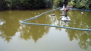 Yankee Harbor Koi Pond Six Flags Great America 7-19-14