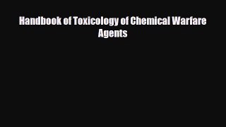 Download Handbook of Toxicology of Chemical Warfare Agents PDF Full Ebook