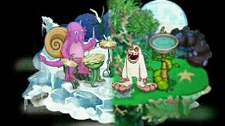 My Singing Monsters Duet Artificial - Mammott and Shellbeat (Cold island and Water island)