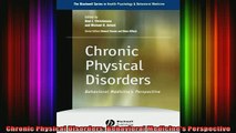 READ book  Chronic Physical Disorders Behavioral Medicines Perspective Full EBook
