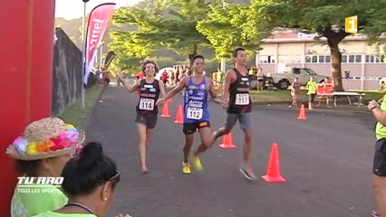 Triathlon de Papeari : Cédric Wane sur la 1ère marche du podium - Tu'aro Sports 12 06 2016