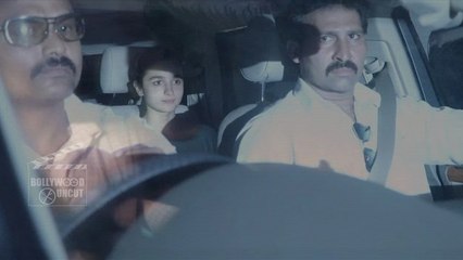 Alia Bhatt VISIT Karan Johar's House LATE NIGHT