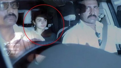 Alia Bhatt VISIT Karan Johar's House LATE NIGHT
