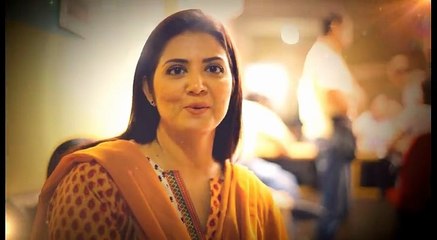 Sawera Nadeem on The Set of Mezan COOKING OIL