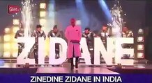 Zinedine Zidane accueilli en grande pompe en Inde