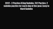 Read 2012 - 2 Puzzles A Day Sudoku. 732 Puzzles: 2 sudoku puzzles for each day of the year.