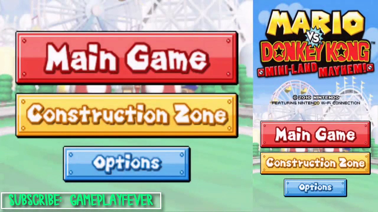 Mario vs. Donkey Kong - Mini-Land Mayhem! Intro HD