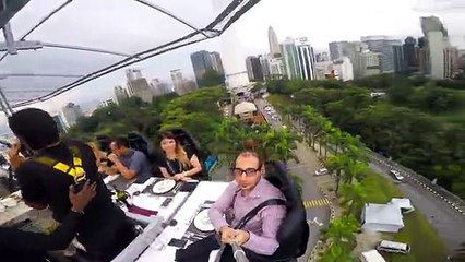 Extreme Dining In The Sky in Dubai 2016