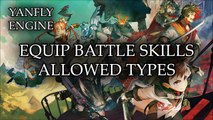 YEP.106 - Equip Battle Skills - Allowed Types - RPG Maker MV