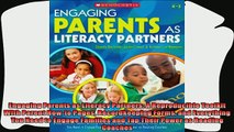 best book  Engaging Parents as Literacy Partners A Reproducible Toolkit With Parent Howto Pages