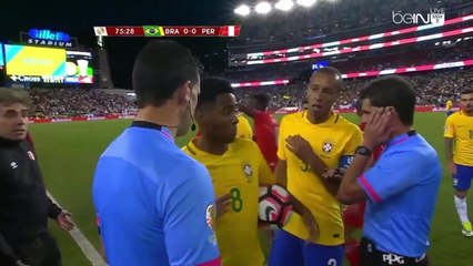 اهداف مباراة البرازيل وبيرو 0-1 هدف علي طريقة مارادونا ( كوبا امريكا 2016 ) HD