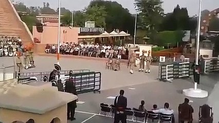 Indian BSF Soldier Slips Again during Parade.