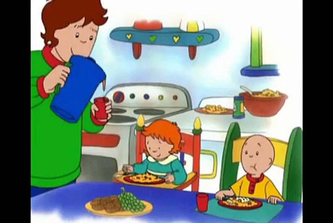 çizgi film - Caillou - bir günlük anne