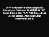 [PDF] Coordination Models and Languages: 7th International Conference COORDINATION 2005 Namur