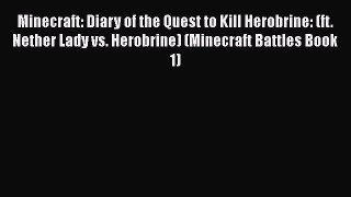 Download Minecraft: Diary of the Quest to Kill Herobrine: (ft. Nether Lady vs. Herobrine) (Minecraft