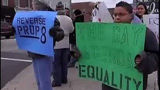Local & Nationwide Proposition 8 Protest in Peoria, IL (WEEK 25) - Nov. 08