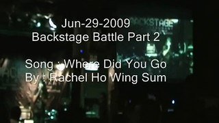 Jun-29-2009 Rachel Ho @ BACKSTAGE Battle Part 2 