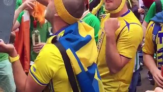 Irish and Swedes uniting to belt out some Abba- a thing of beauty