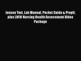 PDF Jensen Text Lab Manual Pocket Guide & PrepU plus LWW Nursing Health Assessment Video Package