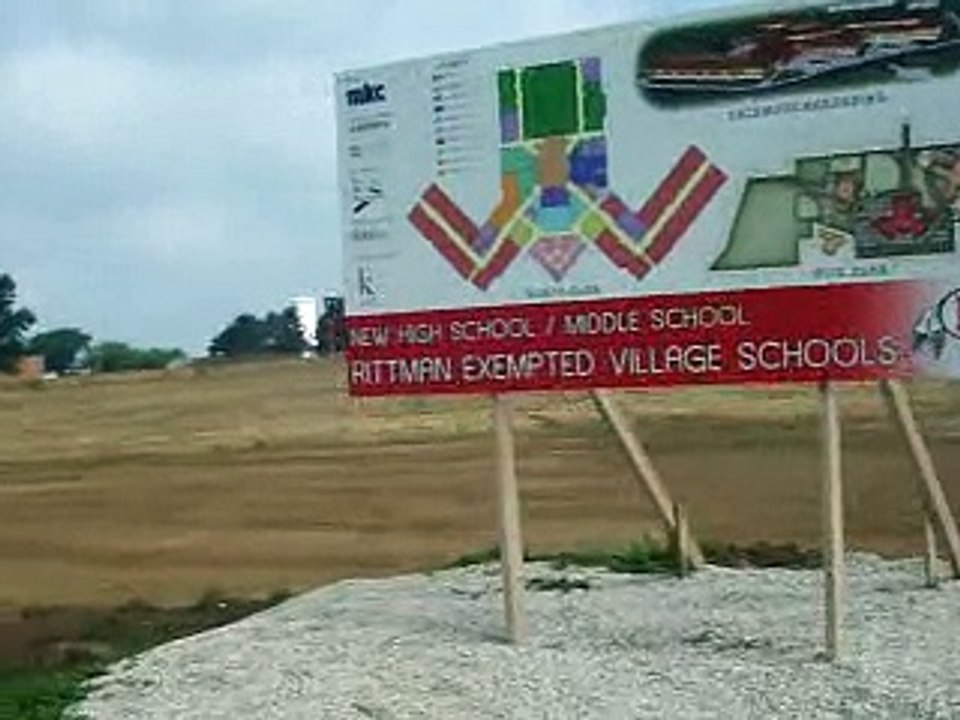 Rittman High School Construstion 6-27-09