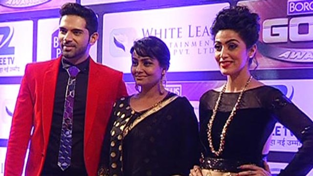 Dhruv Walks the Zee Gold Awards Red Carpet With On Screen Wife Shraddha |Thapki Pyar Ki