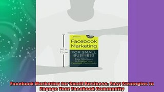 READ book  Facebook Marketing for Small Business Easy Strategies to Engage Your Facebook Community  FREE BOOOK ONLINE