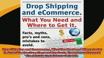 FREE PDF  Drop Shipping and Ecommerce What You Need and Where to Get It Dropshipping Suppliers and  DOWNLOAD ONLINE