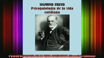 READ FREE FULL EBOOK DOWNLOAD  PSICOPATOLOGIA DE LA VIDA COTIDIANA Spanish Edition Full EBook