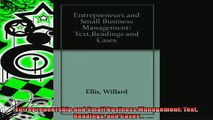 READ book  Entrepreneurship and Small Business Management Text Readings and Cases  BOOK ONLINE