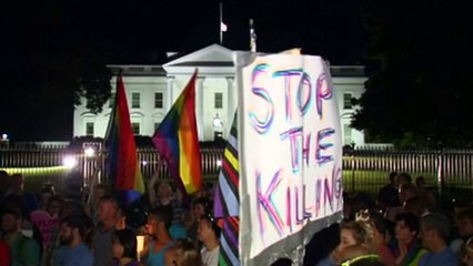 Vigil held at White House for Orlando shooting victims