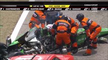 IndyCar 2016 Texas Newgarden Daly Huge Crash