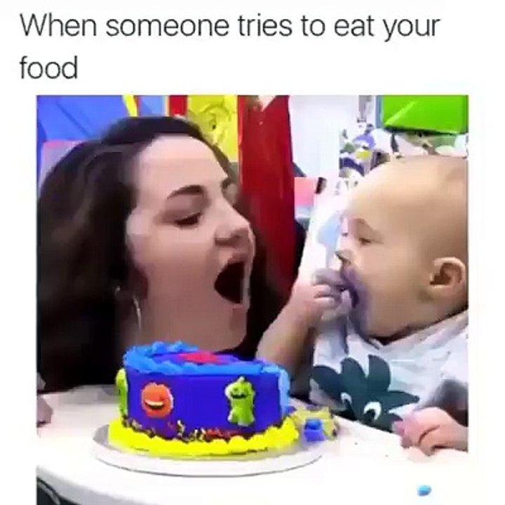 Cute Little Boy Gave Slang Gesture