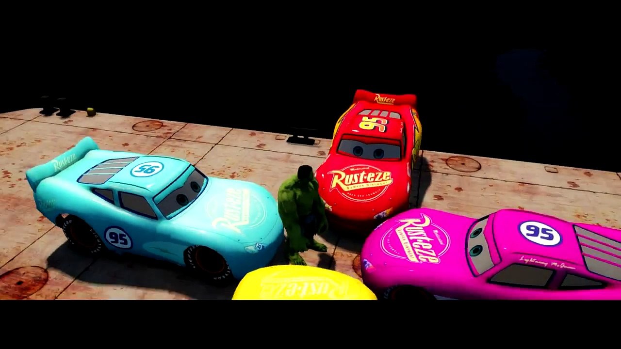 SURPRISE MCQUEEN For The Incredible HULK SMASH Awesome Custom Disney Pixar Cars