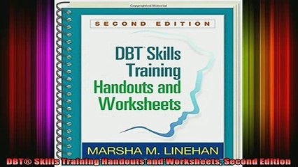 READ book  DBT Skills Training Handouts and Worksheets Second Edition Full EBook