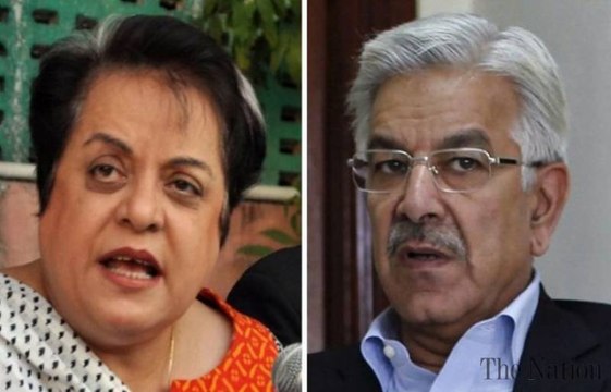 Khawaja Asif Apologizes To Shireen Mazari For 'Tractor Trolley'