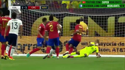 Colombia 2-3 Costa Rica ALL GOALS (English) - 2016 Copa America Centenario - June 11, 2016