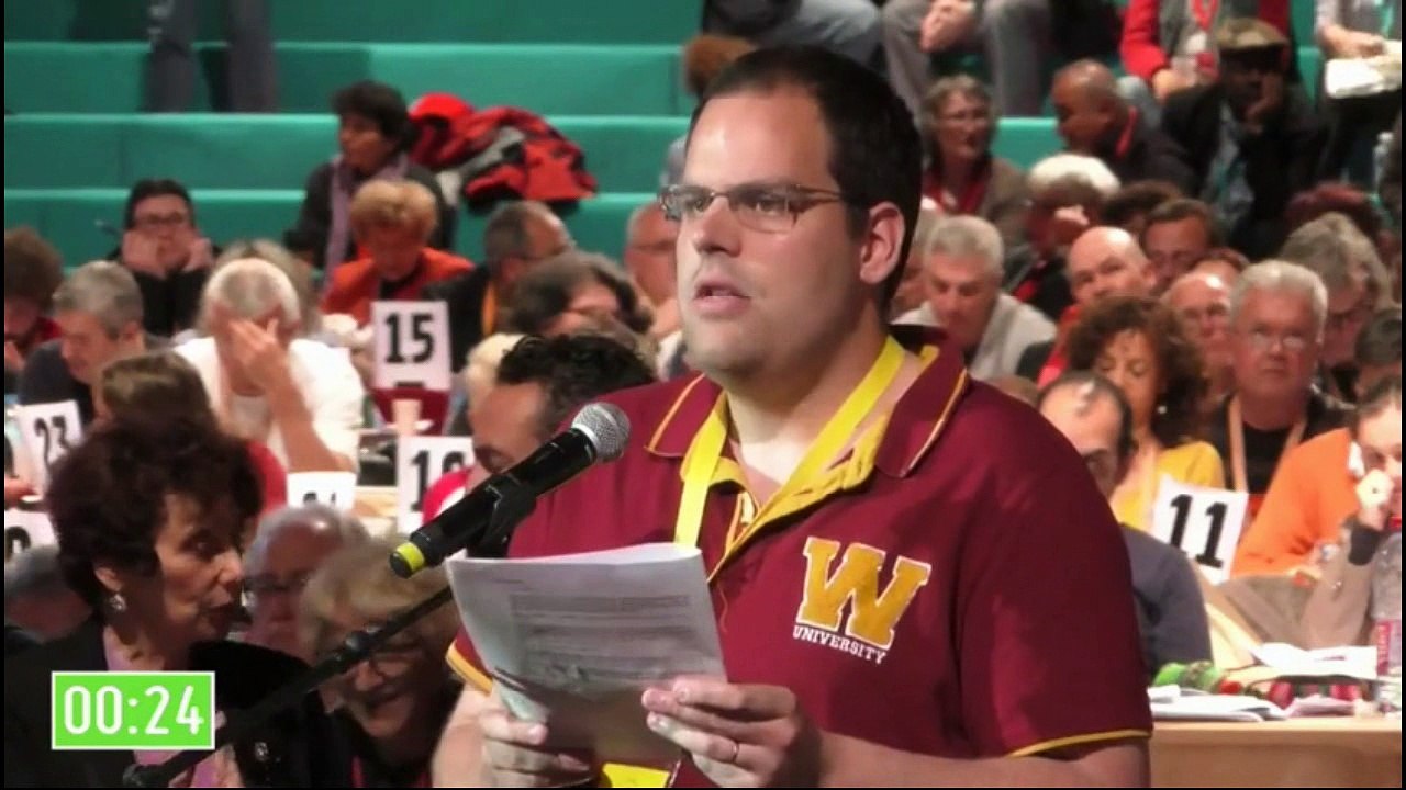 Congrès PCF 2016 - Aurélien Lecacheur - "Soyons plus ambitieux dans notre bataille pour le renforcement du PCF"