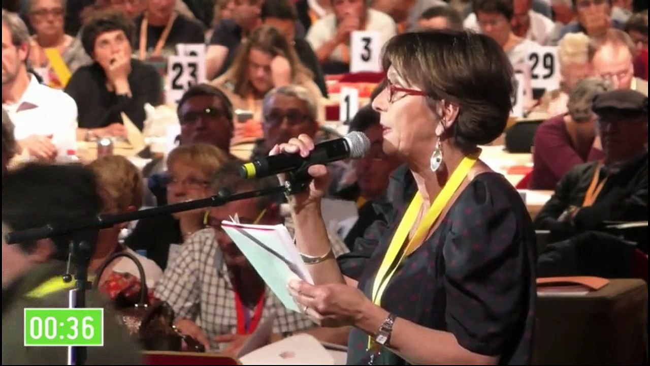 Congrès PCF 2016 - Aline Flaux - "En cet anniversaire du Front Populaire, des noms de députés resonnent à nos oreilles"