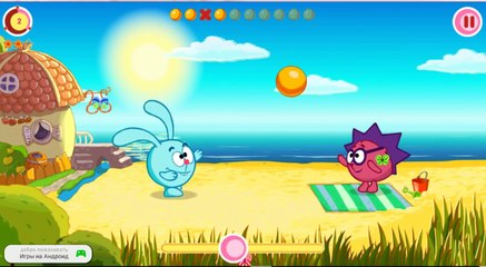 Игра  про неугомонного кролика Кроша .Смешарики. Крош - Android Games