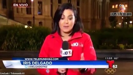 Jornalista é agredida violentamente em direto