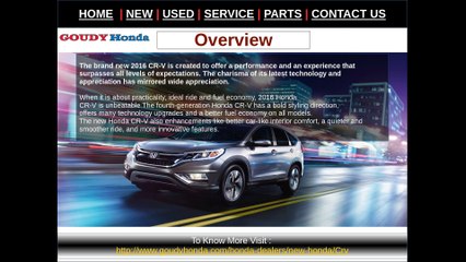 Goudy Honda : 2016 Honda CR-V in Los Angeles for Sale