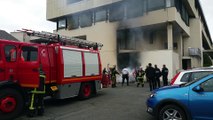 Incendie au CFA FIM d'Agneaux, près de Saint-Lô, dans la Manche (2)