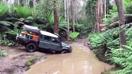 4x4 Pyengana Jeep Track - Columba Falls - Tassmania Jan 2015