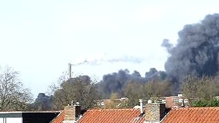 Nijmegen brand 26 januari 2008 rookpluim