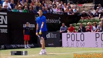 Roger Federer vs Taylor Fritz AMAZING POINT MERCEDESCUP 2016.