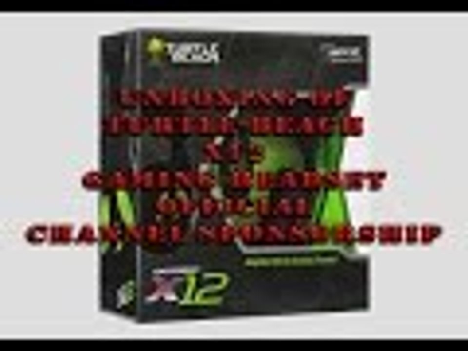 Turtle Beach X12 Gaming Headset Unboxing