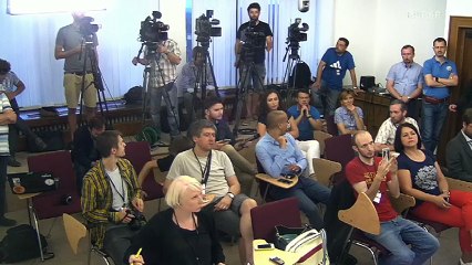 NR SR - priamy prenos z Presscentra - Nam. A. Dubceka 1, Bratislava (59)