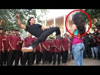 Stunt Gone Wrong : Tiger Shroff Almost Hits Shraddha Kapoor During Stunts On Sets Of Baaghi